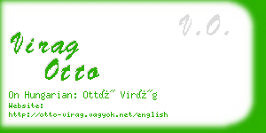 virag otto business card